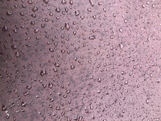 rain drops on the umbrella