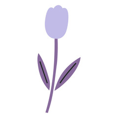 Cute Hand-drawn Flower Vector Illustration