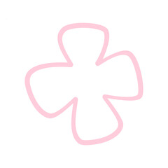 Cute Hand-drawn Flower Vector Illustration