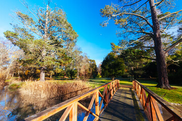 Malmsbury Botanic Gardens in Victoria Australia