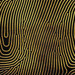 Golden finger print lines pattern
