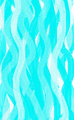 shades of blue ribbons, imitation of the sea, abstract watercolor background
