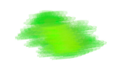 a bright green spot on a white background. watercolor illustration background for text