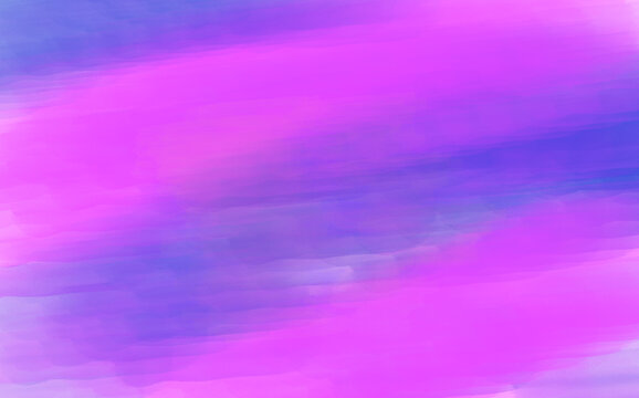 pink and blue paint stripes abstract art background with liquid texture