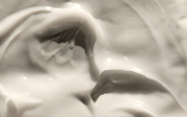 cream texture close up. skin care concept