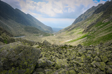 View from the mountain in high tatras. © Tomas
