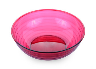 empty bowl isolated on white background.