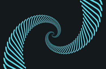 Spiral wings modern abstract backdrop