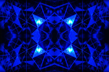 Abstract kaleidoscope background. Beautiful multicolor kaleidoscope texture. Unique kaleidoscope design.