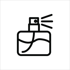 bottle vector illustration, line design icon
