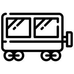 WAGON line icon,linear,outline,graphic,illustration