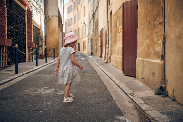 Ukrainian little girl in France