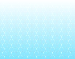 点線でできた六角形の背景イラスト　グラデーション背景