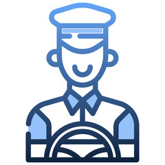 TAXI DRIVER Gradient icon,linear,outline,graphic,illustration - obrazy, fototapety, plakaty