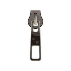 Illustration zipper decorating and tailoring clothes, shoes, bags.