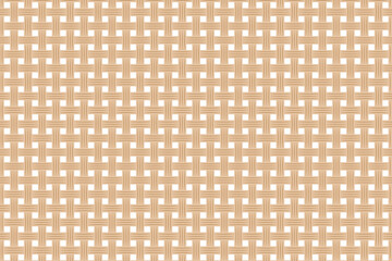 Brown wicker pattern background, Abstract brown square texture on white background