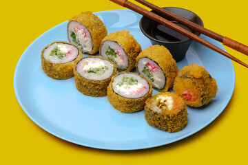  sushi on a plate