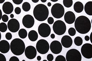 fabric background with large polka dots - obrazy, fototapety, plakaty
