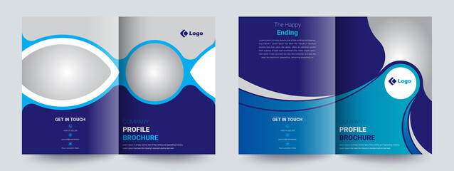 Company Profile Business Brochure Cover Design Template adept for Multipurpose Projects