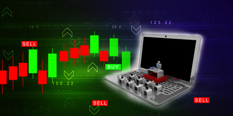 3d illustration business meeting
