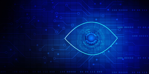 2d illustration abstract digital binary data on computer screen