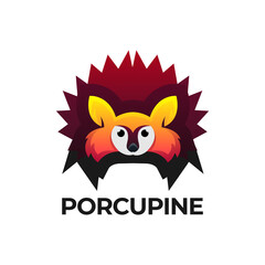 porcupine colorful logo