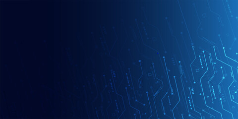 Circuit board.Technology background design.Electronic system concept.