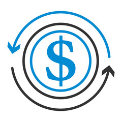 Cash Back Coin Icon
