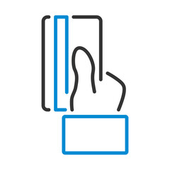 Hand Hold Crdit Card Icon