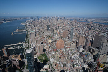 affascinante panorama di new york con vista di giorno