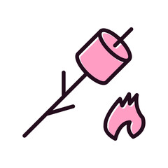 Inclined Marshmallow Icon