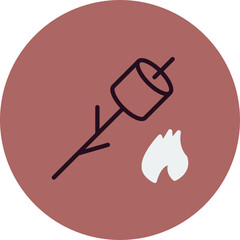 Inclined Marshmallow Icon