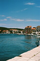 Fototapeta premium view of the city of kotor country