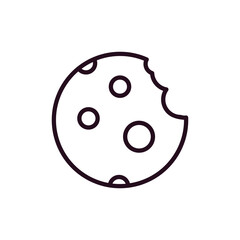 Cookie With Fine Chips Icon