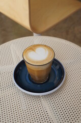 cup of coffee on the table