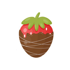 strawberry in chocolate
