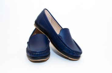 women's. Rounded Leather Moccasins
