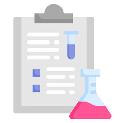 Obraz premium REPORT flat icon,linear,outline,graphic,illustration