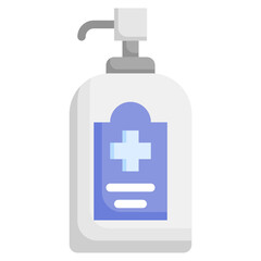 HYDROALCHOLIC GEL flat icon,linear,outline,graphic,illustration