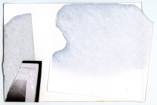 scratched paper tored apart texture