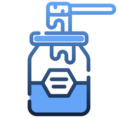 HONEY JAR Gradient icon,linear,outline,graphic,illustration