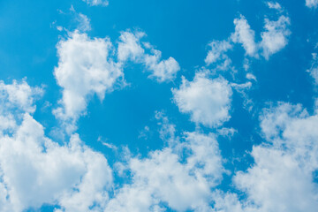 blue sky with clouds.clouds in the sky for wallpaper postcard banner background