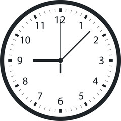 Clock icon clipart design illustration