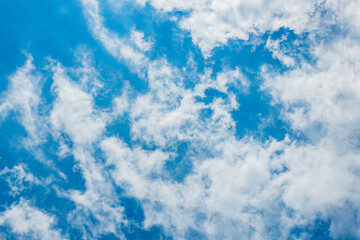 blue sky with clouds.clouds in the sky for wallpaper postcard banner background