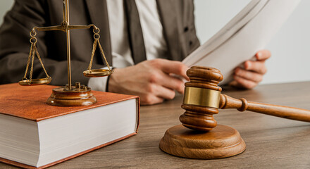 Law and justice concept