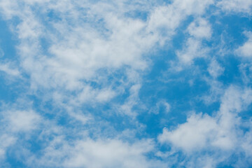 blue sky with clouds.clouds in the sky for wallpaper postcard banner background