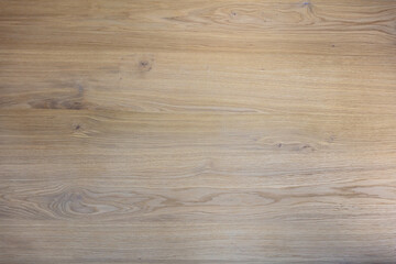 Oak natural wood background, wooden floor parquet texture. Brown plank material, overhead view