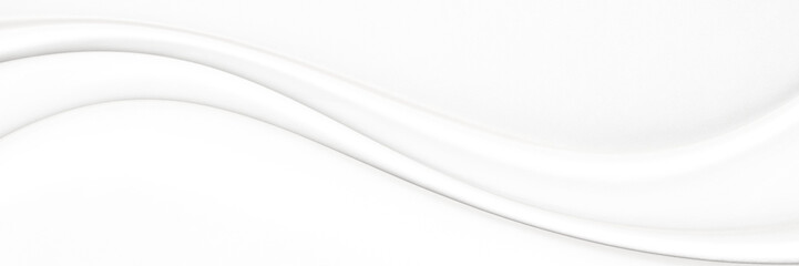 White gray satin texture that is white silver fabric silk panorama background with beautiful soft blur pattern natural.