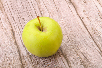Ripe and sweet green apple