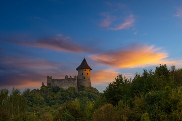 Fototapeta premium Somoska castle on Slovakia Hungarian border